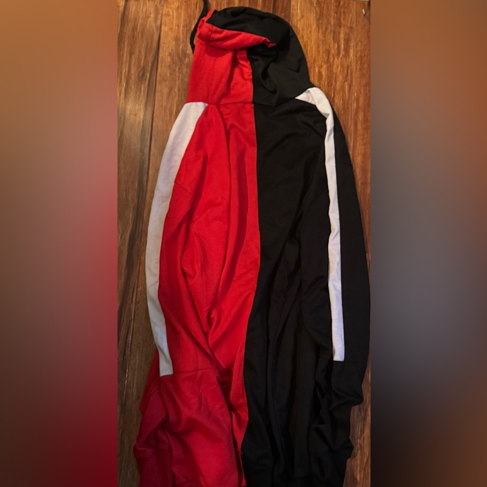 Custom original swag Red, white and black tracksuit bottoms #tracksuit